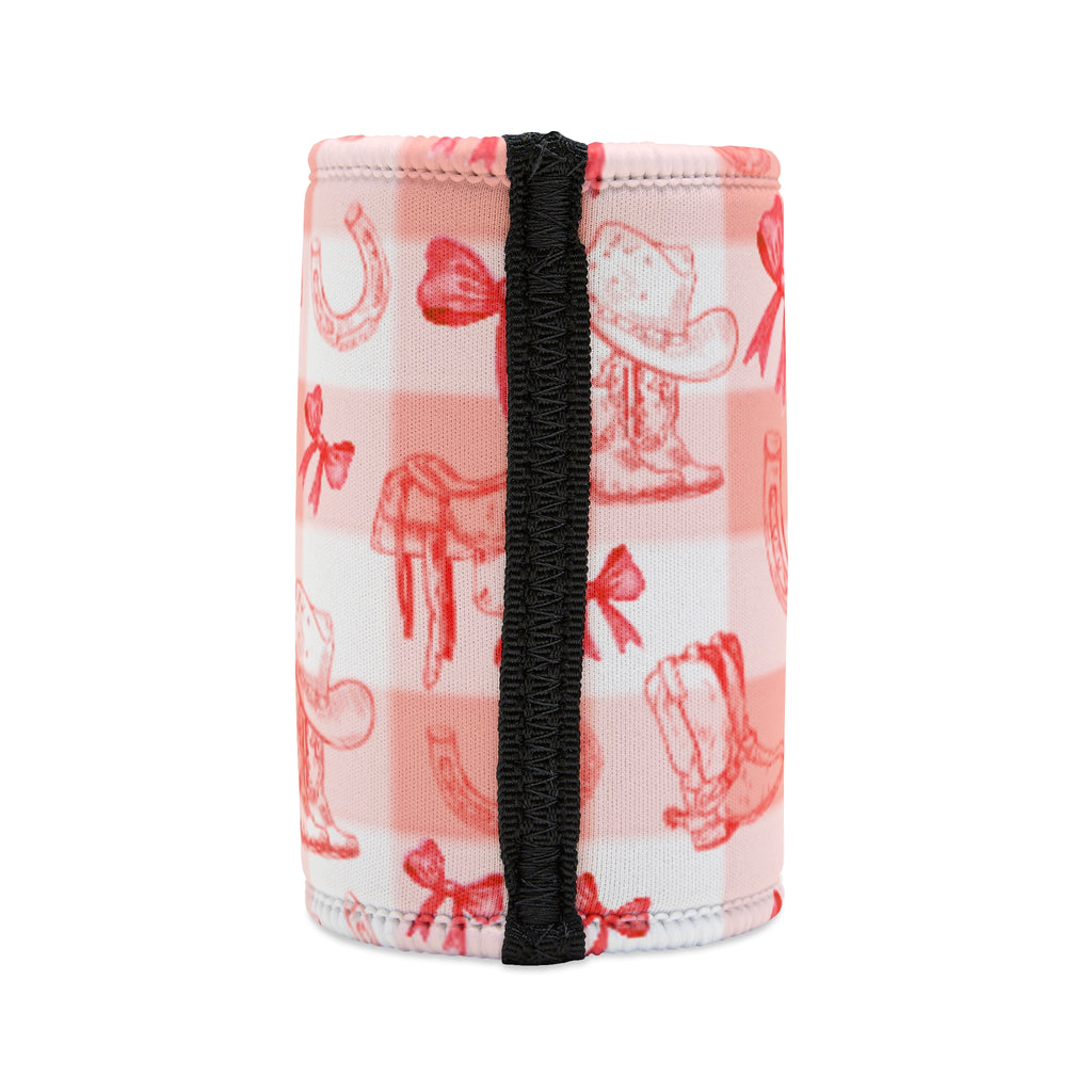 Boots N' Bows Stubby Cooler - Hibiscus Red