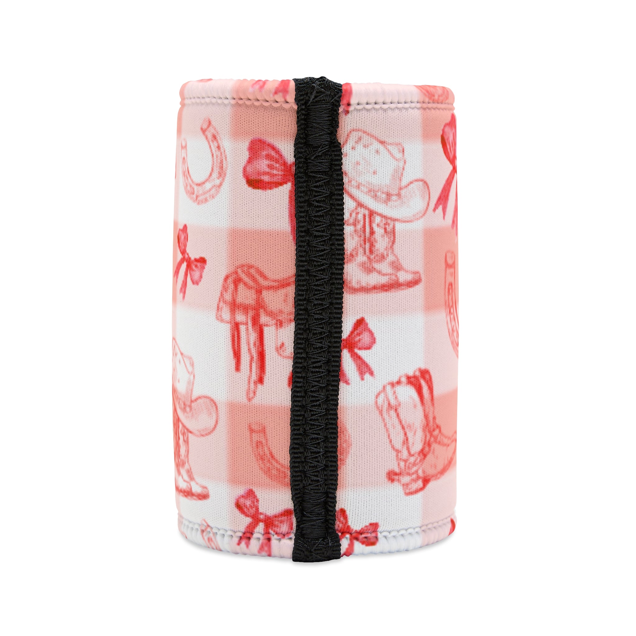 Boots N' Bows Stubby Cooler - Hibiscus Red