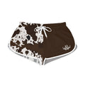 Women's Cowhide Lounge Shorts - Brown