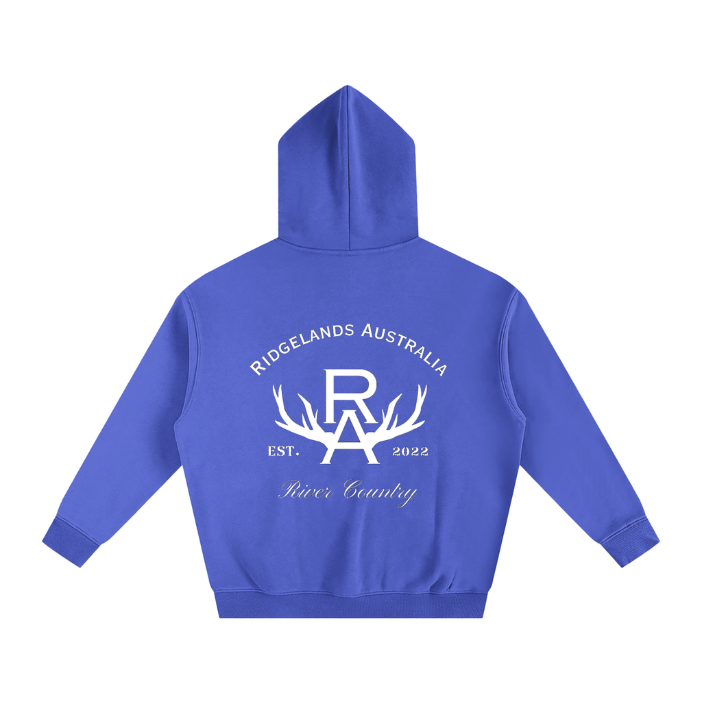 Rural Outfitters Oversized Hoodie - Royal Blue
