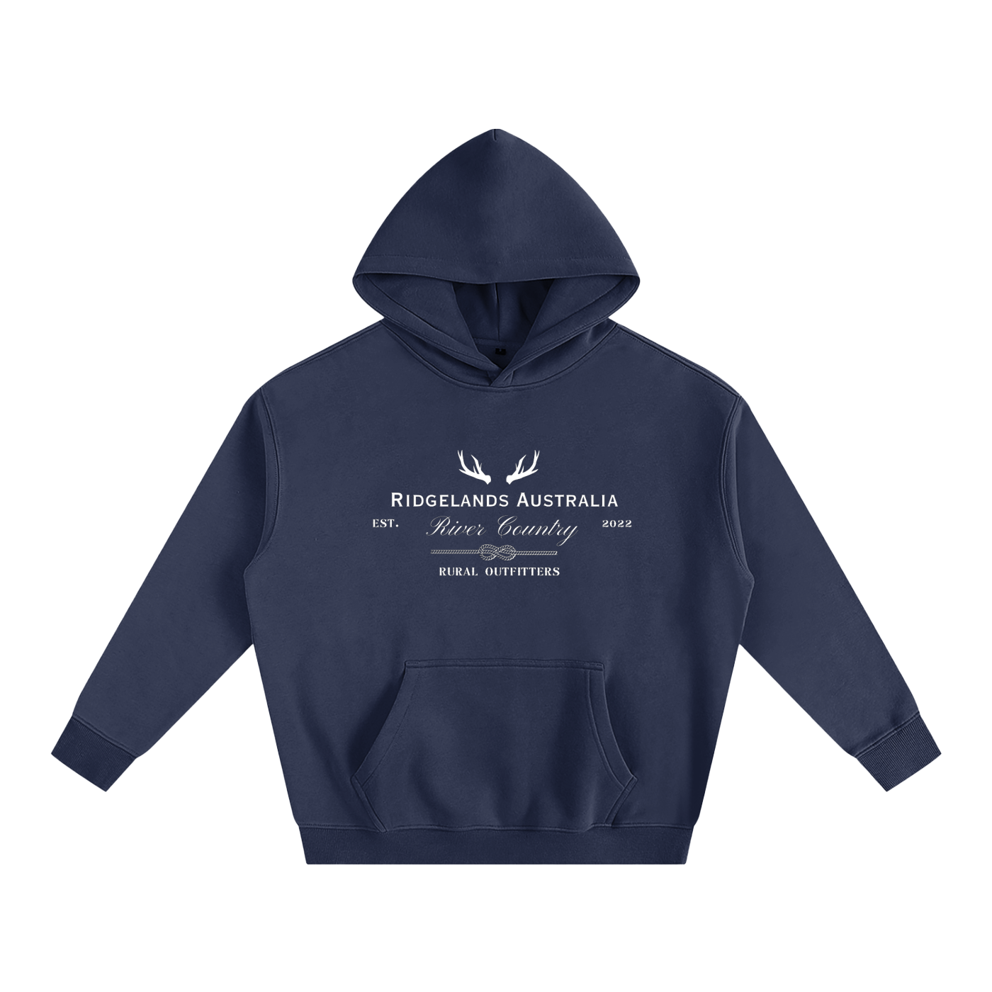 Rural Outfitters Oversized Hoodie - Navy