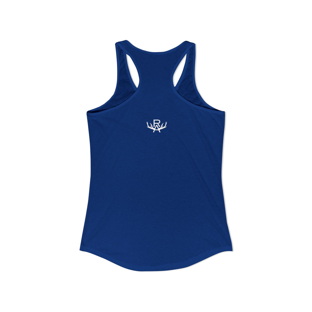 Women's Racer Slim Fit Tank Top - Royal Blue