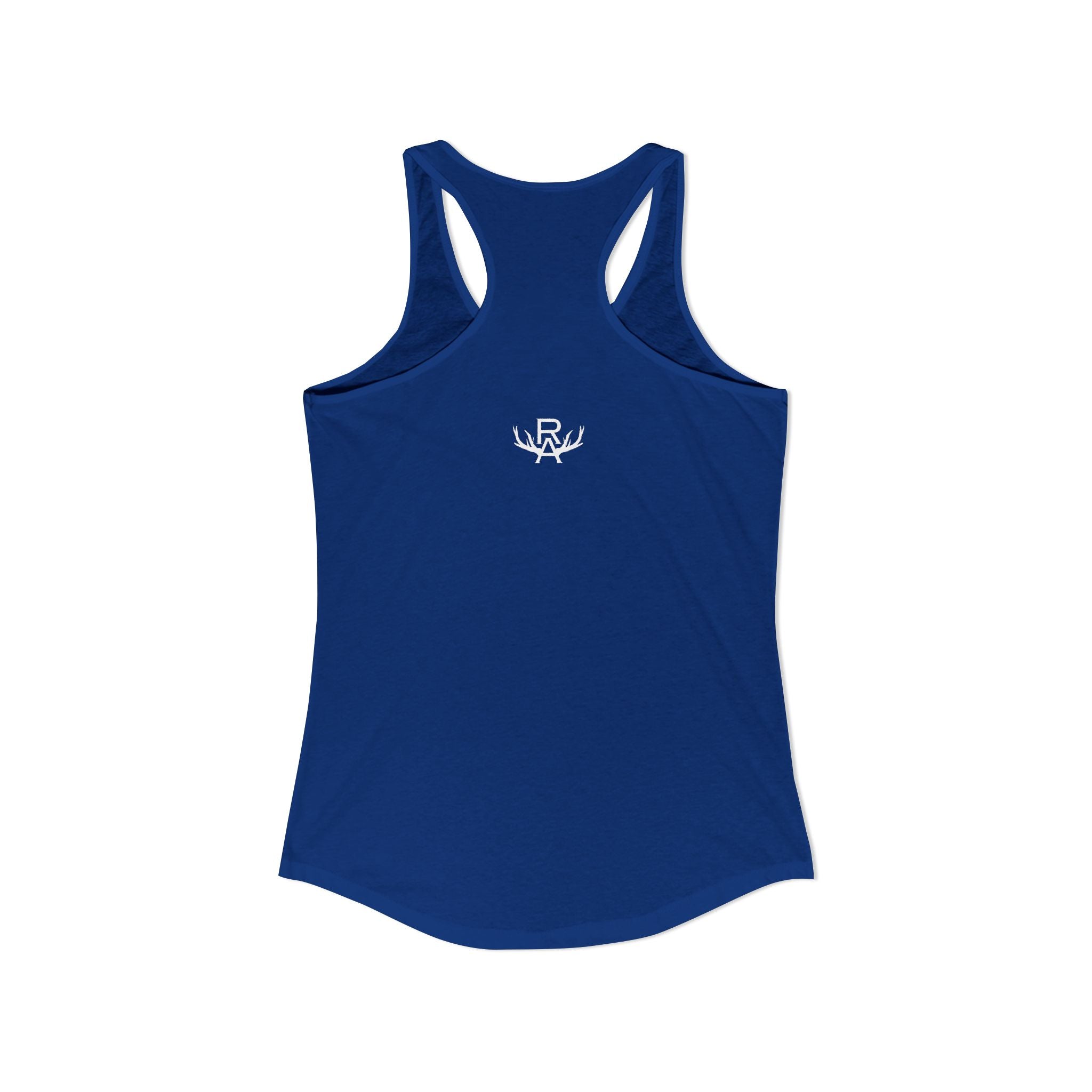 Women's Racer Slim Fit Tank Top - Royal Blue