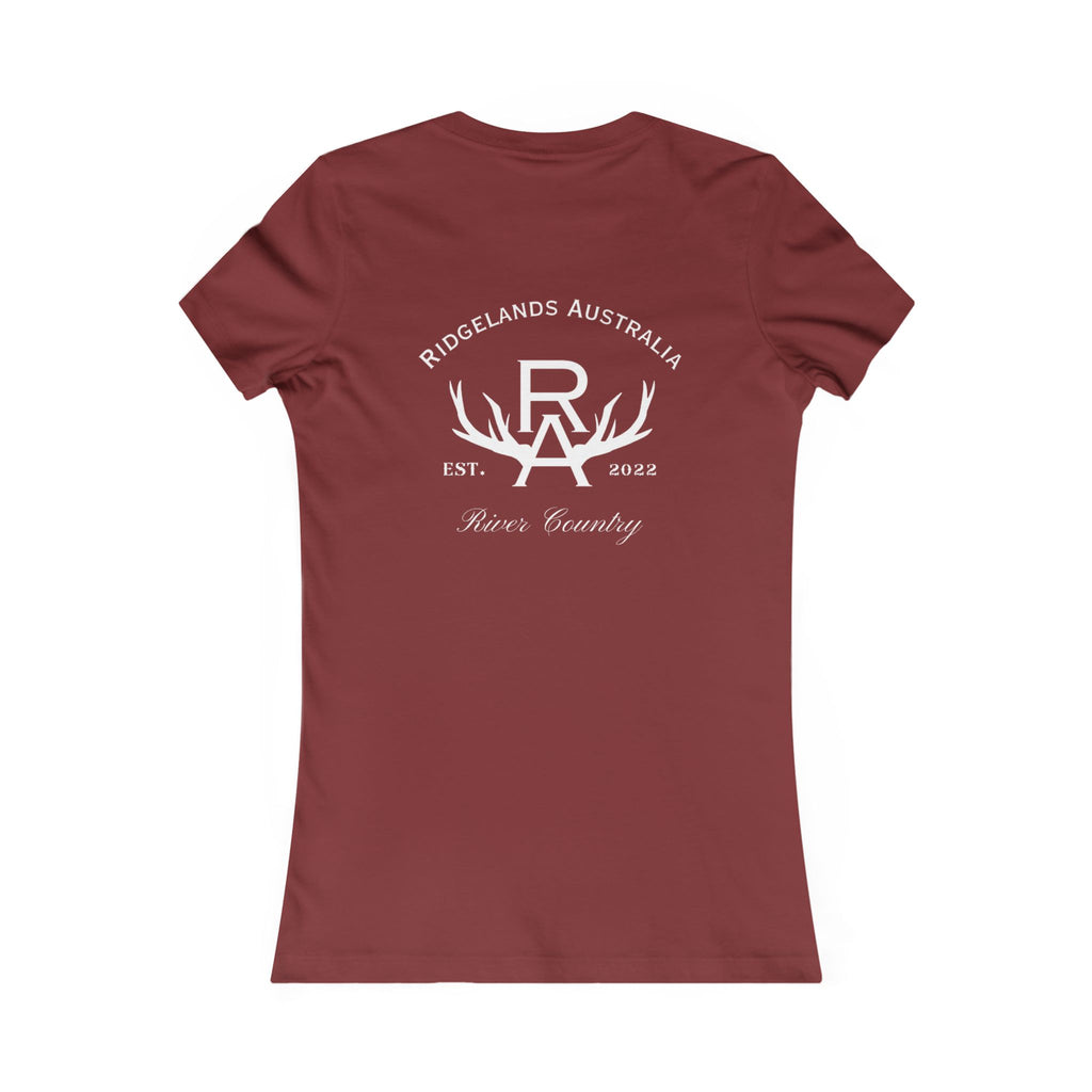 Women's Rural Outfitters Slim Fit T-Shirt - Merlot