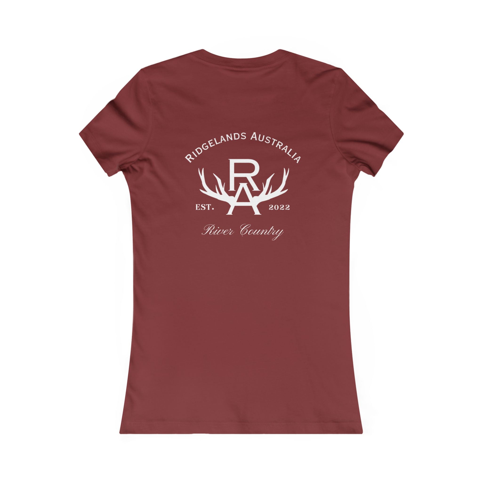 Women's Rural Outfitters Slim Fit T-Shirt - Merlot