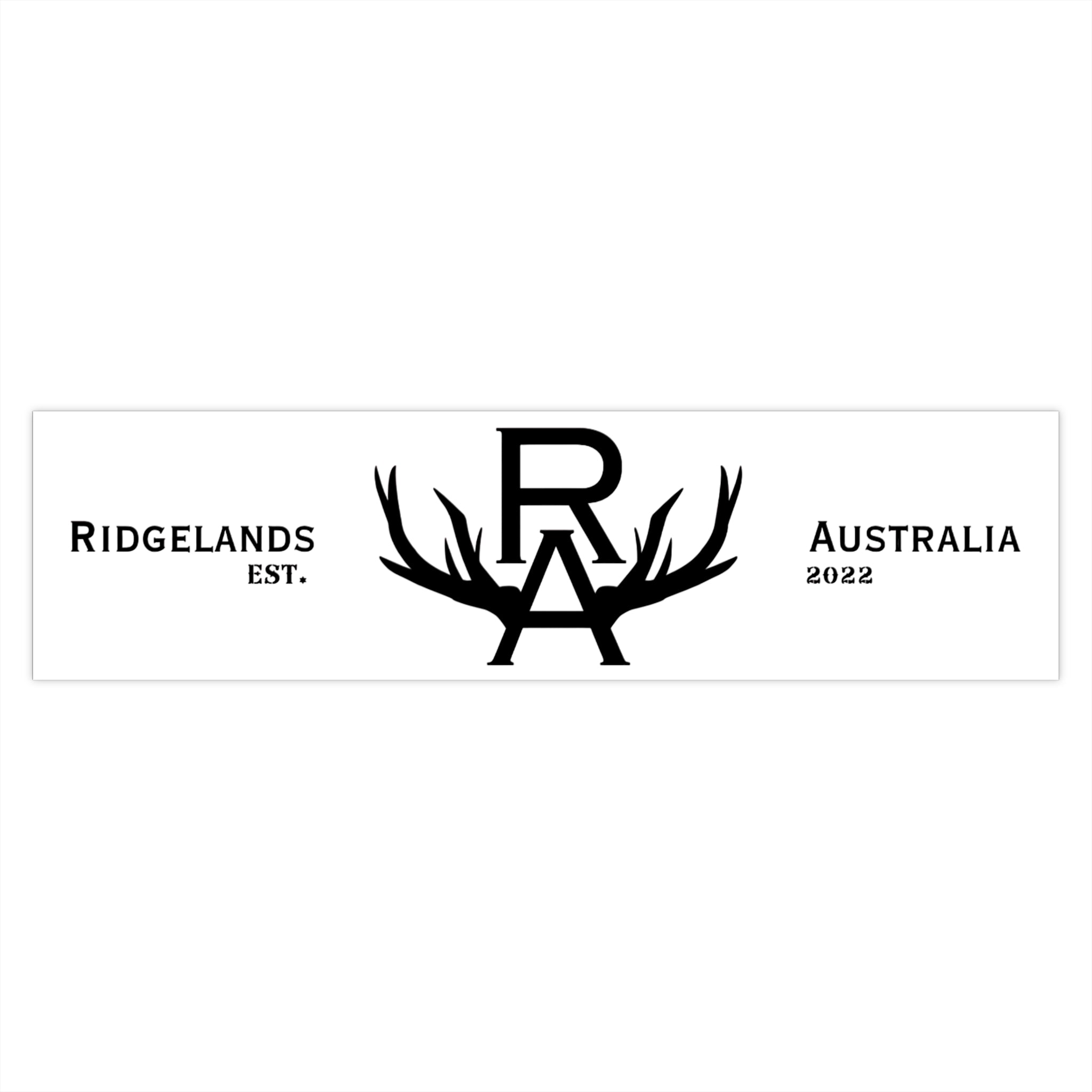Ridgelands Signature Bumper Sticker