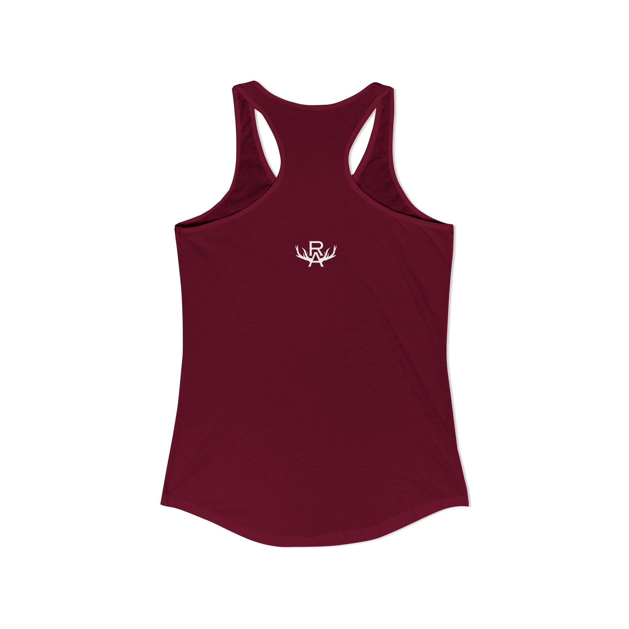 Women's Racer Slim Fit Tank Top - Merlot