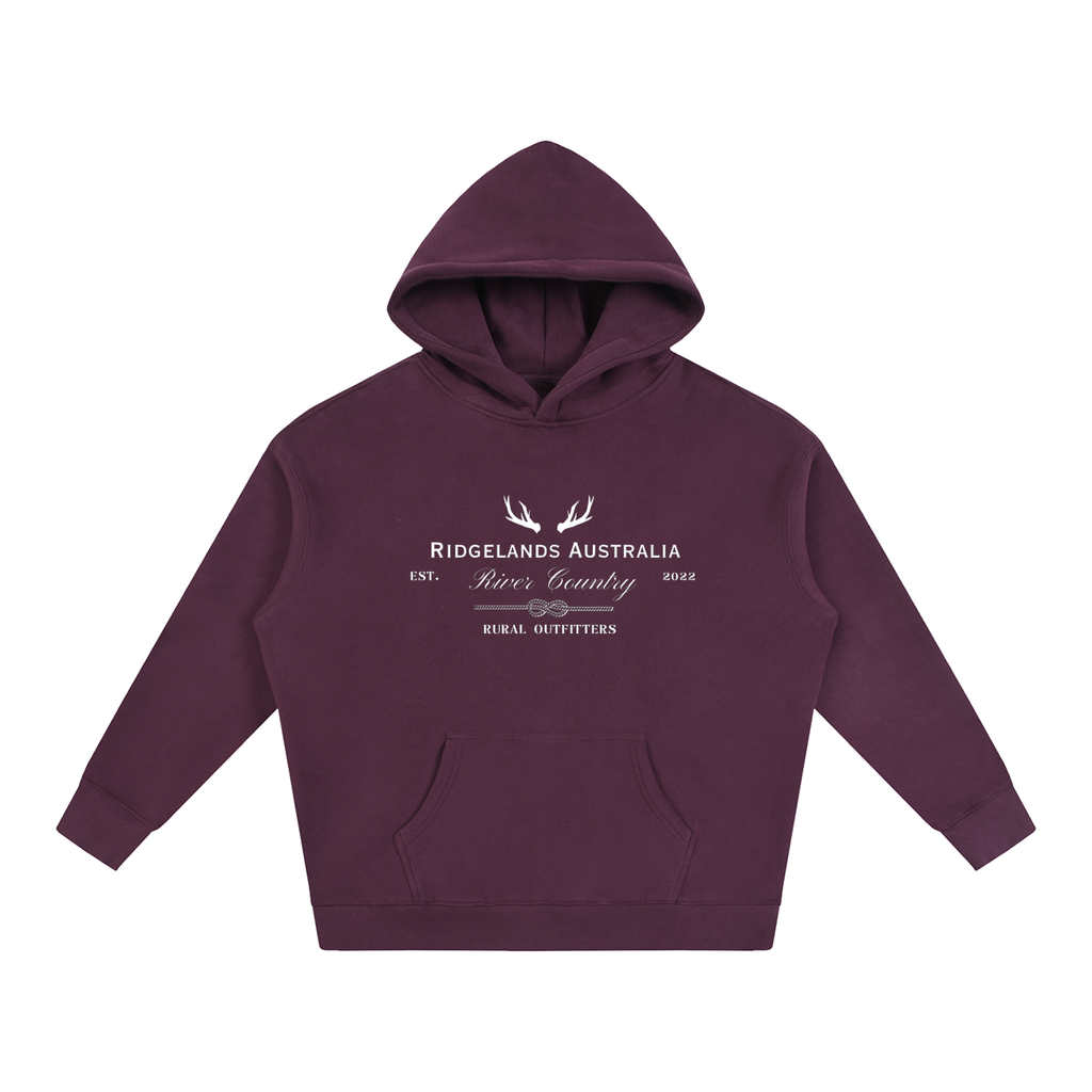 Ridgelands Australia Rural Outfitters Oversized Hoodie - Plum