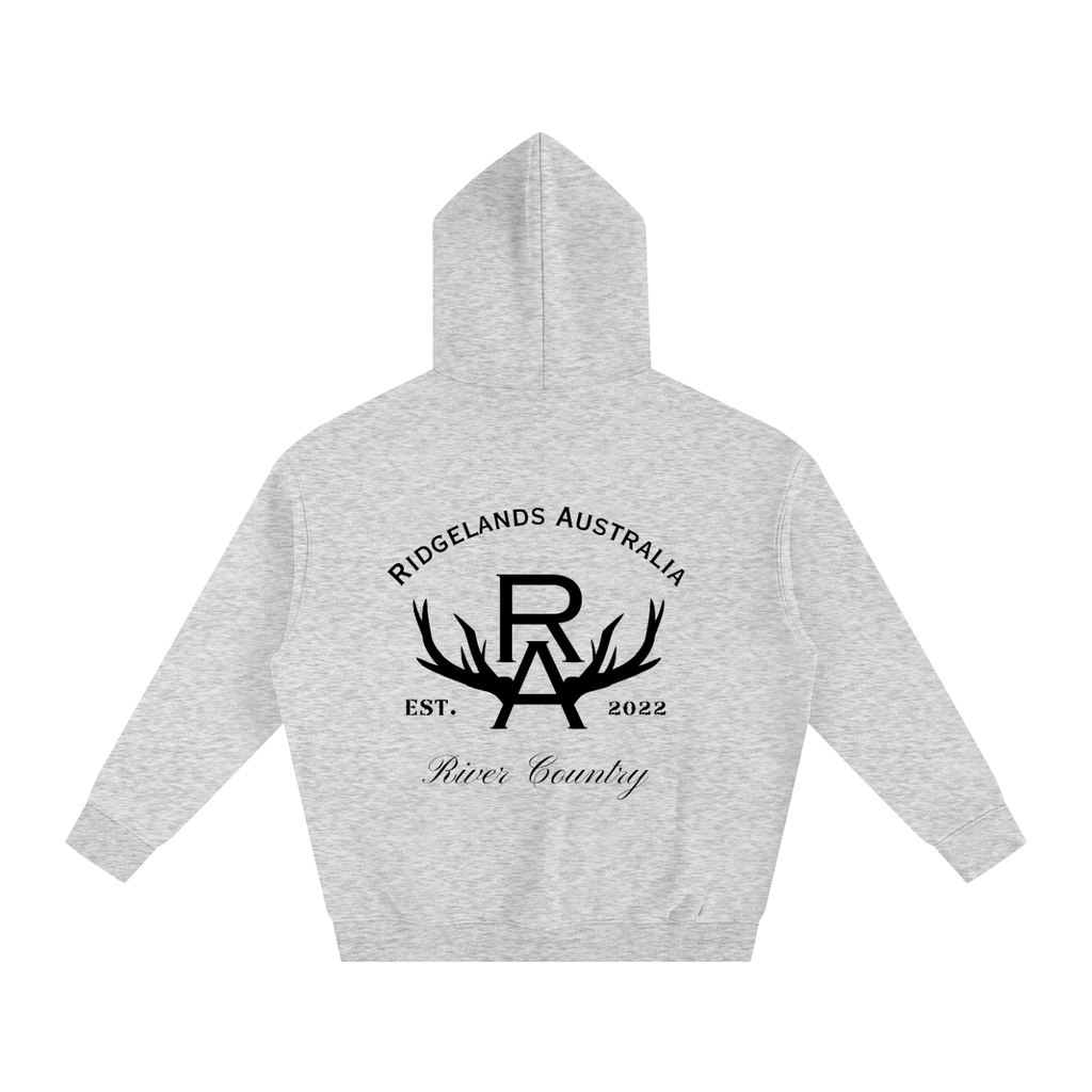Rural Outfitters Oversized Hoodie - Light Grey