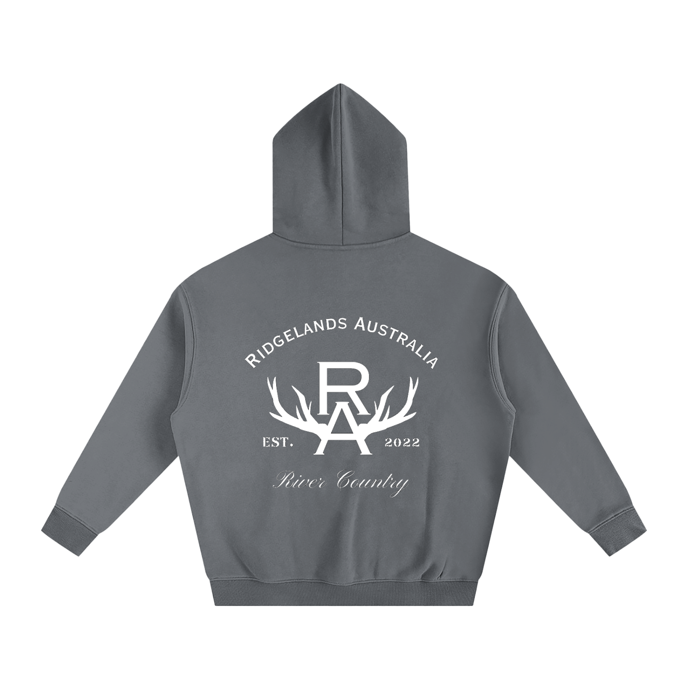 Rural Outfitters Oversized Hoodie - Charcoal