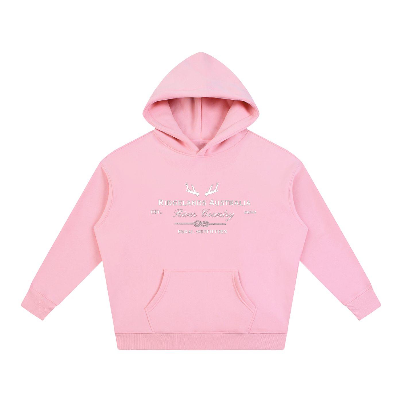 Ridgelands Australia Rural Outfitters Oversized Hoodie - Petal