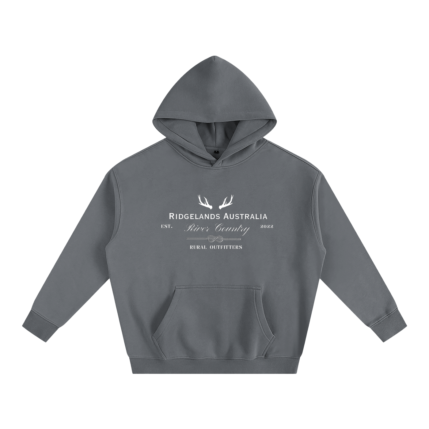 Rural Outfitters Oversized Hoodie - Charcoal
