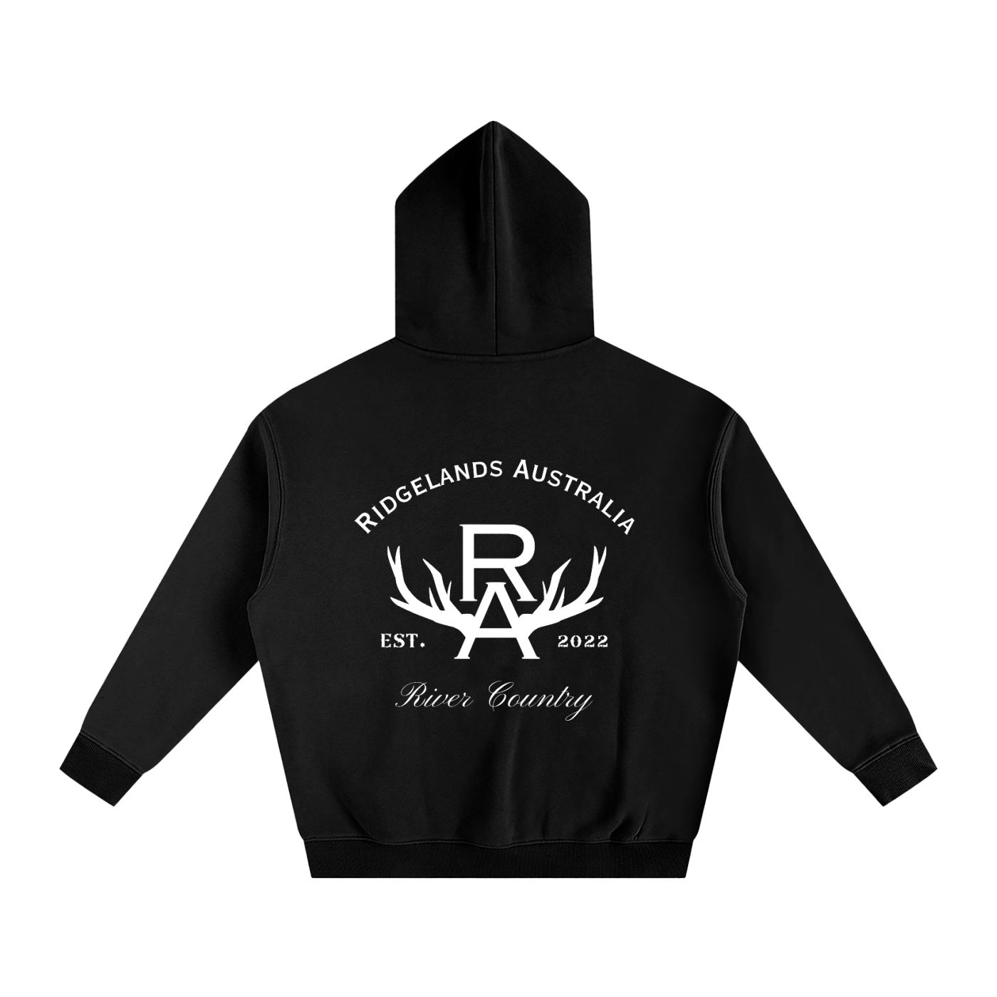 Rural Outfitters Oversized Hoodie - Raven