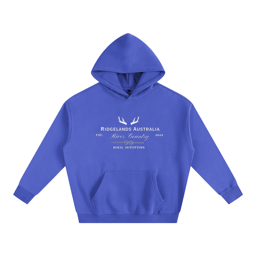 Rural Outfitters Oversized Hoodie - Royal Blue