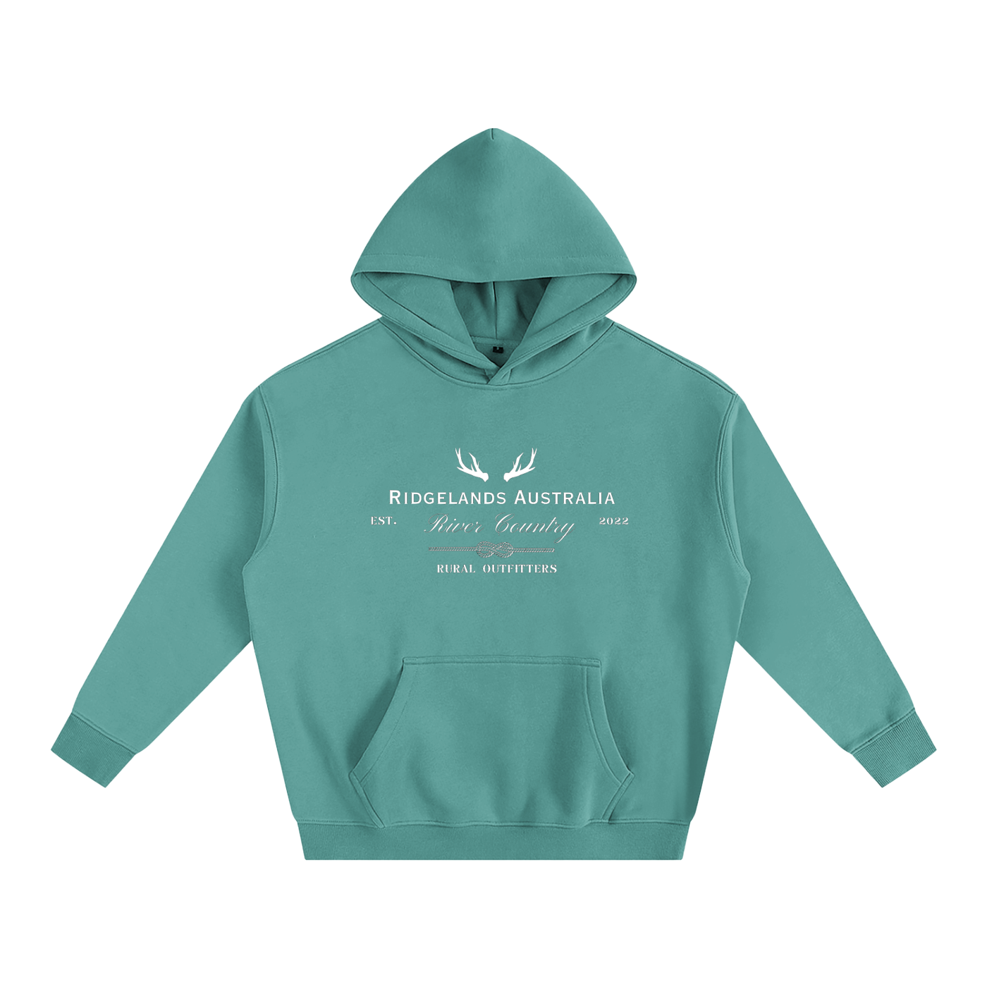 Rural Outfitters Oversized Hoodie - Jade